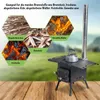 Piec kempingowy FCH Piec kempingowy Piec na drewno 57 x 29 Podgląd zdjęcia produktu 6
