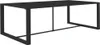 vidaXL Stół ogrodowy antracyt 120x60x66 cm aluminium Podgląd zdjęcia produktu 1