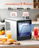 VEVOR Stolní výrobník ledových kostek 15 kg za den, Náhled obrázku produktu 2
