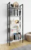 Drewno Metal Storage Stand Regał Deco Książki Stojak Półka Podgląd zdjęcia produktu 3