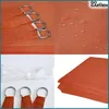 Sonnensegel für Gartenterrasse, UV-Sonne, rot, 4x3 m Produktbild-Vorschau 14