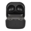 An open black charging case for wireless earbuds, showing the empty interior slots and charging contacts. Produktbild-Vorschau