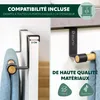 eluno Porte-serviettes en bambou sans percer à accrocher Voir les images du produit 4