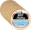 Creative Deco 10 MDF Kulatých Desek | 30 cm x 30 cm x 0,3 Náhled obrázku produktu 1