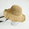 Stroh Sommerhut für Damen mit Groß Sonnen Shade schlaffer Produktbild-Vorschau 2