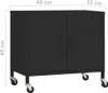 vidaXL Armoire de stockage noire 60x35x56 cm acier Voir les images du produit 11