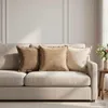 vidaXL Kissenbezug 2 stk. HOUTEN Braun 35 x 35 cm Produktbild-Vorschau 2