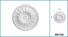 HEXIM Stuckrosette Styropor EPS weiß, Deckenrosette rund & Produktbild-Vorschau 2