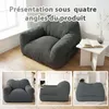 Pouf géant pour adulte, rembourrage en mousse déchiquetée, Voir les images du produit 4