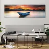 Bilder auf glas - Einteilig - Westen Sonne Boot - 160x50cm Produktbild-Vorschau 6