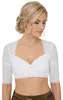 MarJo Dirndlbluse WOLLBACH Kurzarm Weiß, individuell Produktbild-Vorschau 3
