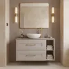RODAN | Badschrank Hängend - 80 cm - Beige - MDF - mit 2 Produktbild-Vorschau 6