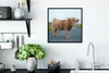 MuchoWow® Gerahmtes Poster Scottish Highlander - Straße - Produktbild-Vorschau 3