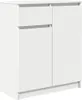 vidaXL Sideboard mit Schublade Weiß 71x35x84 cm Produktbild-Vorschau 2