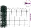vidaXL Clôture de parterre Fer revêtu par poudre 10×0,65 m Voir les images du produit 5