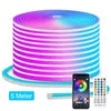 5 m Neon-LED-Lichtstreifen, flexibles LED-Band, App- & Produktbild-Vorschau 1