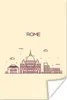 MuchoWow® Poster Italien - Rom - Skyline 80x120 cm - Produktbild-Vorschau 1