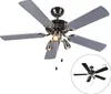 Nowoczesny wentylator sufitowy stalowy - Mistral 42 Podgląd zdjęcia produktu 1