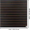 Panel slatwall 122x61 czarny 2 szt organizer garaż Podgląd zdjęcia produktu 2