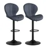 Hawthyhome Barhocker 2er Set Höhenverstellbar mit lehne und Produktbild-Vorschau 5