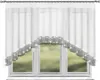 Fasttrade Fenstergardine Weiß Gardine 400x120 cm Zirkonia Produktbild-Vorschau 1