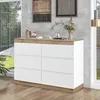 okwish Komoda se spoustou úložného prostoru, skříň se 6 Náhled obrázku produktu 2