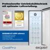 Exquisit Glastürkühlschrank, 280l Getränkekühlschrank mit Produktbild-Vorschau 2