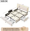 ProximaX Polsterbett 160x200cm, Doppelbett mit und 4 Produktbild-Vorschau 7