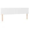 vidaXL Testiere 2 pz. Bianco 80x5x78/88 cm Similcuoio Anteprima dell’immagine prodotto 1