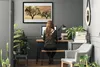 Bild 100x70 MDF-Rahmen Wandkunst Bäume Natur Produktbild-Vorschau 3
