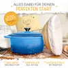 KRUSTENZAUBER Gusseisen Topf Brot Backen [inkl. Gärkorb] - Produktbild-Vorschau 3
