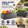 CASARIA® Blumenkasten "Ethica“ 80L 80x36x36cm Ablaufboden Produktbild-Vorschau 5