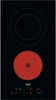 A black electric stovetop with two cooking zones, one of which is glowing red. Anteprima dell’immagine prodotto