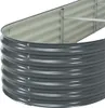 vidaXL Garten-Hochbeet 400 x 80 x 44 cm Verzinkter Stahl Produktbild-Vorschau 15