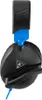 A close-up view of a black and blue gaming headset. Produktbild-Vorschau