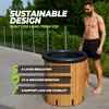 VirtuFit IJsbad XXL Wood Look – 375 l Podgląd zdjęcia produktu 5