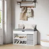 Mondeer Banc à chaussures avec assise, rangement pour Voir les images du produit 2