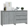 2-tlg. Sideboard Grau Sonoma Holzwerkstoff Produktbild-Vorschau 3