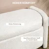 HOMCOM Sedacia lavica, posteľná lavica s úložným Náhľad obrázku produktu 6