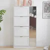 Armoire à chaussures moderne avec miroir, avec 4 Voir les images du produit 10