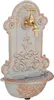 Fontana da parete Relaxdays, stile retrò, con lavabo e Anteprima dell’immagine prodotto 1