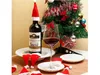 Czapka Mikołaja Na Butelkę Sztućce 10Szt Ozdoby Podgląd zdjęcia produktu 7