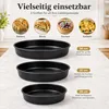 IMEX Tepsi plechy 3 ks nepřilnavé 28/32/36 cm černé Náhled obrázku produktu 6