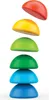 A stack of colorful, dome-shaped building blocks. Produktbild-Vorschau