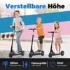 Elektroscooter Schwarz Für Kinder Alter 10-16 mit LED,  Produktbild-Vorschau 2