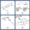 ZMH Spiegellamp voor badkamer, wandlamp, 8W, goud, Productafbeelding-voorbeeld 13