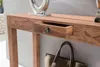 Wohnling Acacia Table console massive 120 cm avec 1 tiroir Voir les images du produit 4