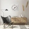 Wanduhr - Quadrat - Glasuhr - Frau eins Linie - 40x40cm - Produktbild-Vorschau 6