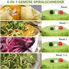 Spiralschneider 4 in 1 Gemüseschneider, Hand Produktbild-Vorschau 4