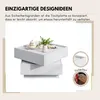 Couchtisch Sofatisch, 360° Drehbare Ober-Tischplatte, 2 Produktbild-Vorschau 4